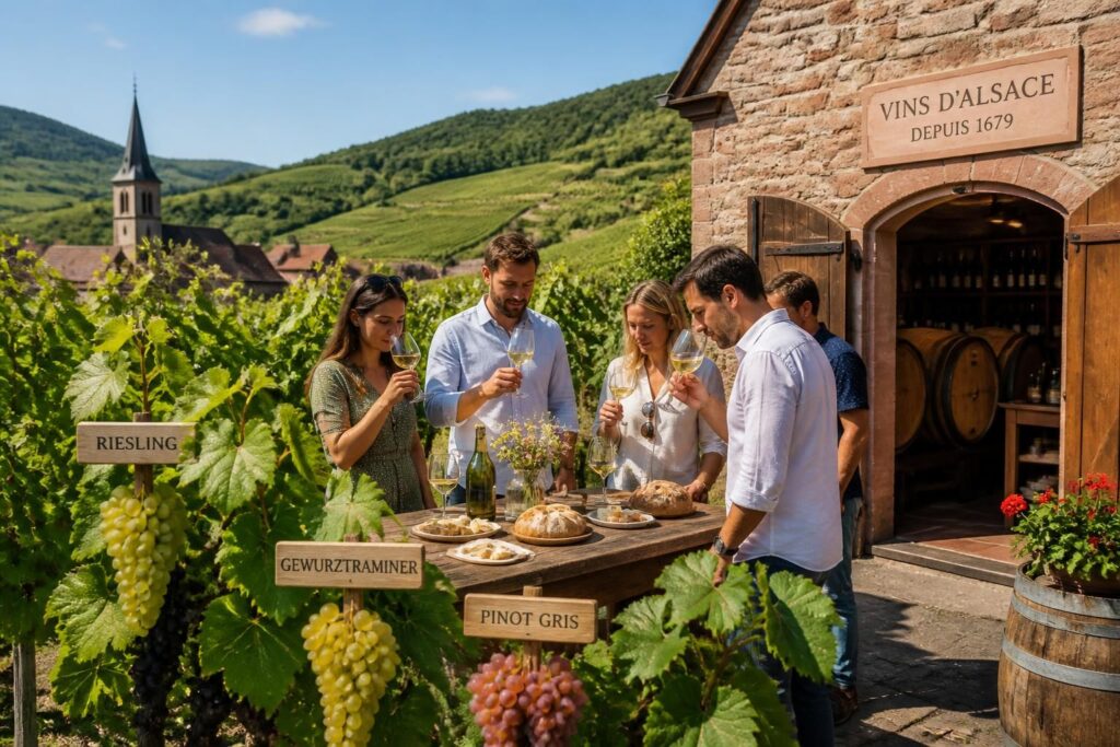 explorez la route des vins d'alsace : découvrez ses cépages emblématiques, visitez des caves authentiques et apprenez les bonnes pratiques pour une dégustation réussie.