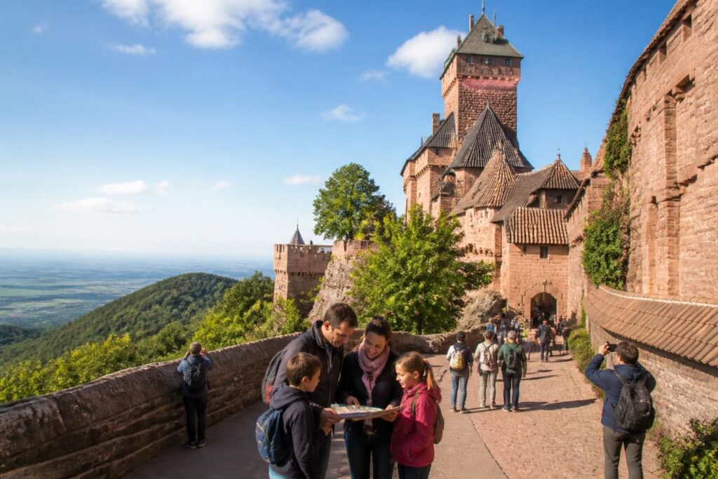 découvrez le château du haut-koenigsbourg : informations pratiques, tarifs d'entrée, conseils utiles pour visiter et profiter pleinement de ce site historique sans la foule.