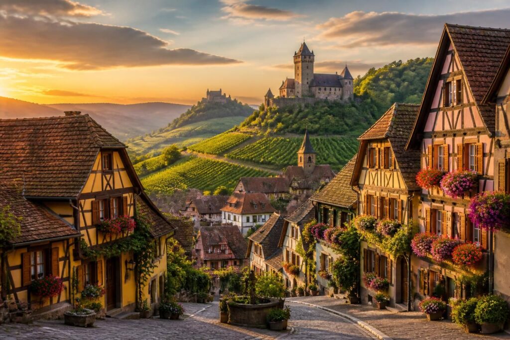 découvrez les plus beaux villages d'alsace à travers une route des vins et des châteaux en 10 étapes incontournables, entre patrimoine, paysages pittoresques et dégustations authentiques.