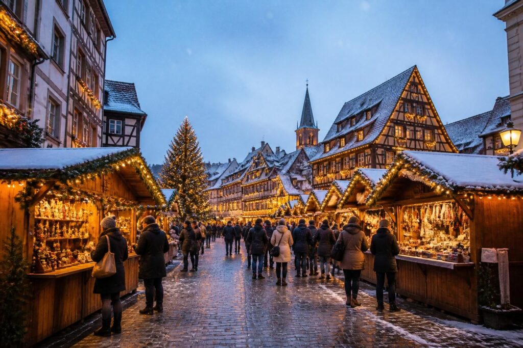 découvrez notre guide complet des marchés de noël d'alsace et de lorraine, avec toutes les dates clés et les villages incontournables pour une ambiance festive authentique.
