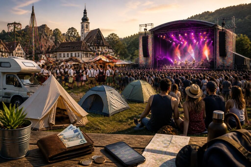 découvrez les festivals européens incontournables avec toutes les informations essentielles : dates, budget à prévoir et options d'hébergement pour une expérience réussie.