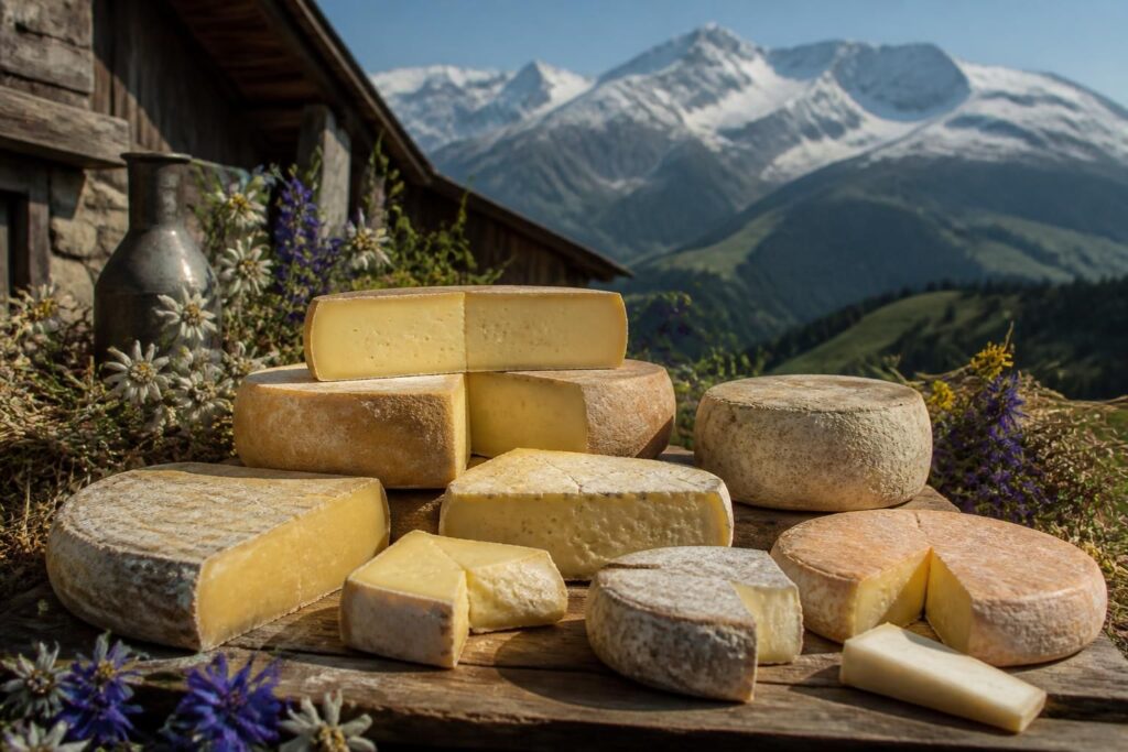 Les fromages de montagne : comté, beaufort, reblochon et leurs cousins