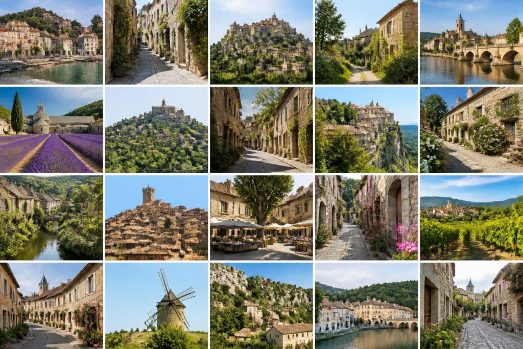 Les plus beaux villages de France : 20 étapes région par région