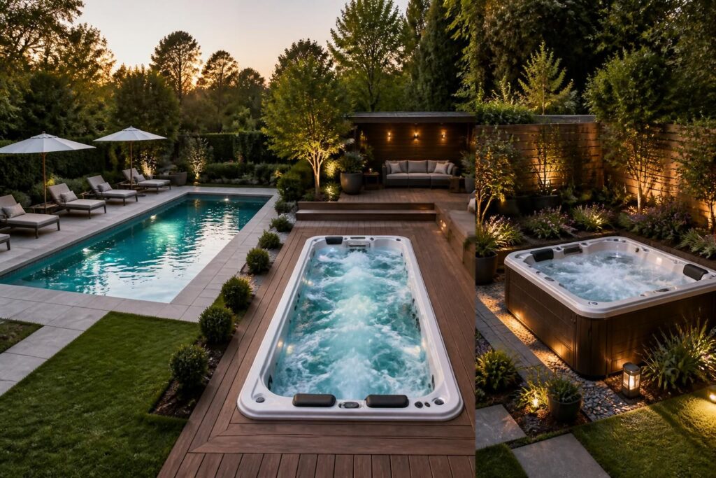 découvrez notre comparatif détaillé des piscines, spas de nage et jacuzzis de jardin, pour mieux comprendre les coûts d'achat et les dépenses d'entretien, afin de choisir l'installation idéale pour votre extérieur.