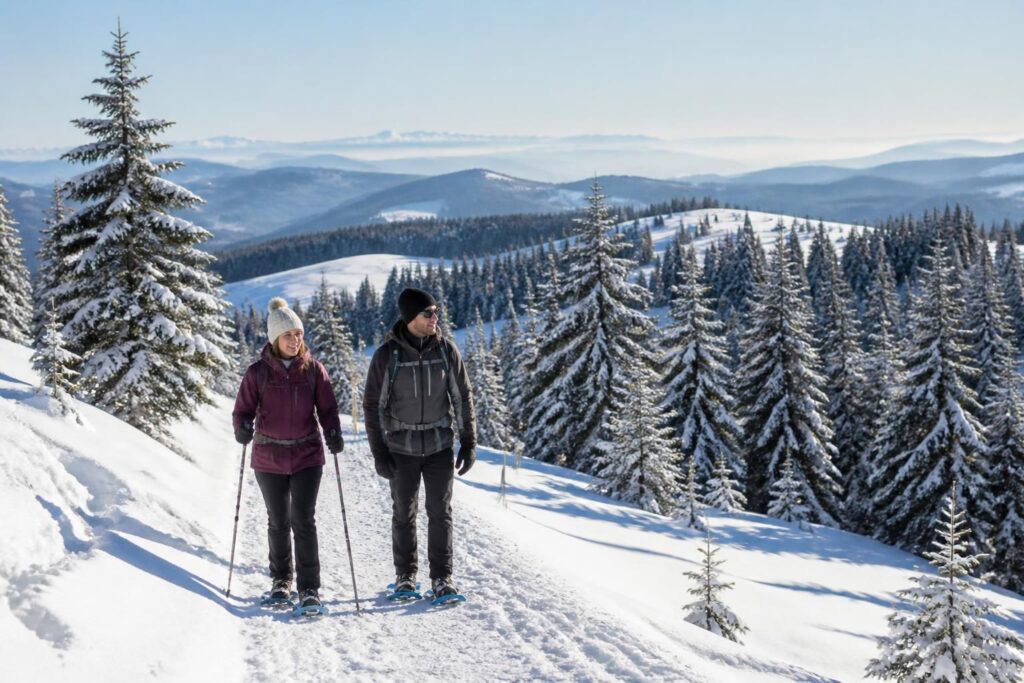 Randonnée en raquettes dans les Vosges : itinéraires faciles et matériel