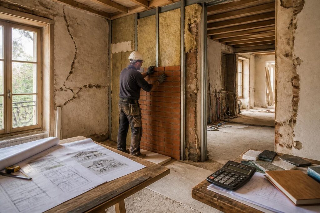 Rénover une maison ancienne : ordre des travaux, budget et erreurs classiques
