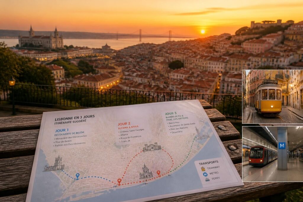 découvrez lisbonne en 3 jours grâce à notre guide complet : explorez les quartiers emblématiques, maîtrisez les transports en commun et suivez un itinéraire optimisé pour profiter pleinement de la capitale portugaise.